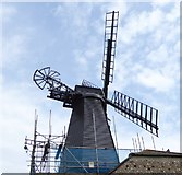 TQ2706 : The top of West Blatchington Windmill by Shazz