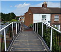 Crossing the Highbridge Road Footbridge No 19