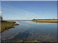 The inlet at Hen Foryd