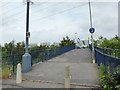SJ8843 : Stoke-on-Trent: path over bridge to Britannia Stadium by Jonathan Hutchins
