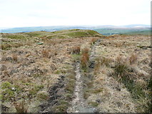 SE0029 : Path from Deer Stones Edge approaching a disused quarry, Wadsworth by Humphrey Bolton
