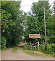 The entrance to Stansgate Abbey Farm