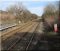 Heart of Wales Line from Bynea towards Llangennech