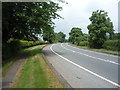 SJ7665 : Bend in Dog Lane (A50) near Allum Brook Farm by JThomas