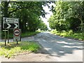 SP2957 : Road junction on the B4087 at Newbold Pacey by David Gearing