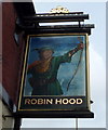 Sign for the Robin Hood, Hartshill