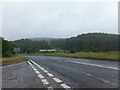 Road junction at Haugh of Grandtully