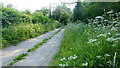 Track and footpath near Grub Court