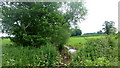 Unnamed brook near Sherrington Barn