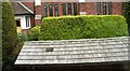 Wooden shingles, roof of St. Joseph