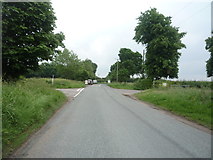SJ7668 : Road junction, on Twemlow Lane by JThomas