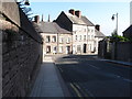 Sharp bend in Abbey Street