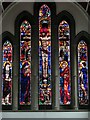 NZ2966 : St Luke's Church, Wallsend -  east window by Andrew Curtis