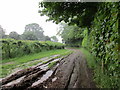 Very muddy track at Helmdon