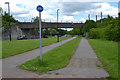 Footpath and cycleway by A4082 Allard Way, Stoke, Coventry