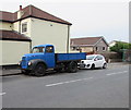 Old-style Ford Thames lorry, Christchurch Road, Newport