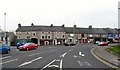 Terrace of shops facing on to the A3 (Barrack Street)