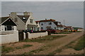 TQ4200 : Sea view: houses at the end of Cornwall Avenue, Peacehaven by Chris