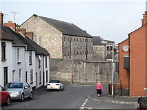 H8845 : Armagh Gaol from the entrance to Faugh-a-Ballagh Court by Eric Jones