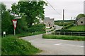 Road junction near Henllan