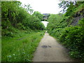 Padfield Main Road crosses the Trans Pennine Trail