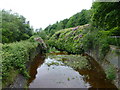 Water channel at Bottoms Reservoir