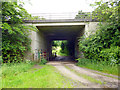 SU9696 : A413 bridge over farm track by Robin Webster