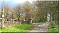 Annesley Cemetery to the left