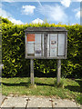 Willisham Village Notice Board on Barking Road