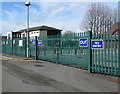 Perimeter fence, Ty Einon Centre, Gorseinon