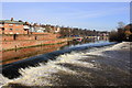 SJ4065 : Chester Weir and the River Dee by Jeff Buck