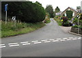 Unclassified road ascending from the B4234 in Bishopswood