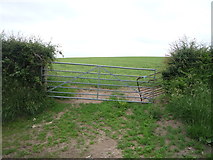 NY2553 : Field entrance near Biglands by JThomas