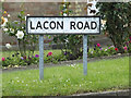 Lacon Road sign