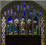 TF8709 : East window, All Saints' church, Necton by Julian P Guffogg