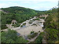 Closed quarry on the edge of Coed Mawr