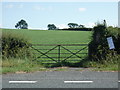 Field entrance off the A595