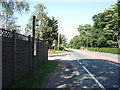 Bus stop on the A595, Orton Grange