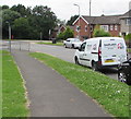 Shaplands van in Beatty Road, Ringland, Newport