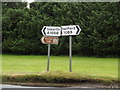 Roadsigns on the A1088 The Street