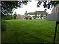 Open area in front of houses on Birch Way