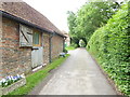 Oldlands Lane goes east towards windmill