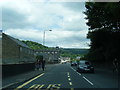 A6033 Rochdale Road enters Todmorden