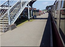 TG1141 : Platform 2, Weybourne Station by Peter Holmes