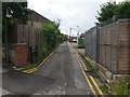 Southbourne: footpath H03 from Pine Avenue