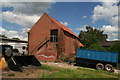 Traditional farm building in Laxton