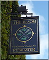 Sign for the Besom Inn, Coldstream