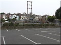 Large electricity substation near Ryde St John