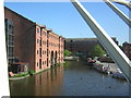 SJ8397 : Canal arm and warehouses, Castlefields, Manchester by Christopher Hilton