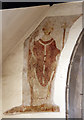 TL0902 : St Lawrence, Abbots Langley - Wall painting by John Salmon